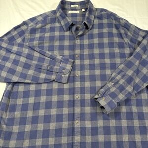 FLANNEL SHIRT Mens 3XL  Hawker Rye PLAID CABIN CORE